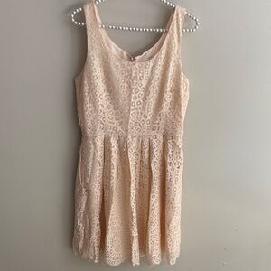 J. Crew Cream Lace Dress size 8
